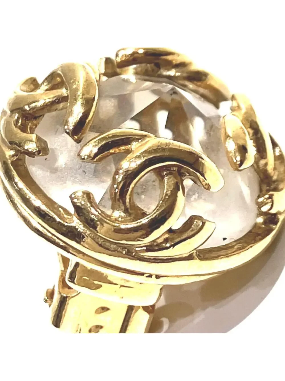 Chanel Cc Logo Clip-On Earrings Metal #327513C61B